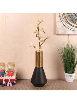De Maison Decor - Matt Gold and Black Aluminium Deidra Table Vase