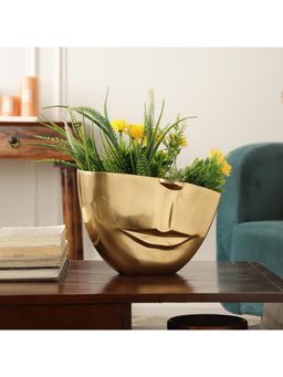 De Maison Decor - The Amused Gold Face Vase