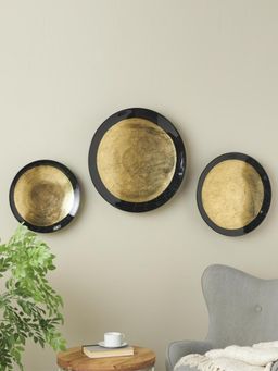 Manor House - Indu Gold And Black Wall Decor (Set Of 3)