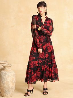 Kazo - Melissa Black Maxi Dress