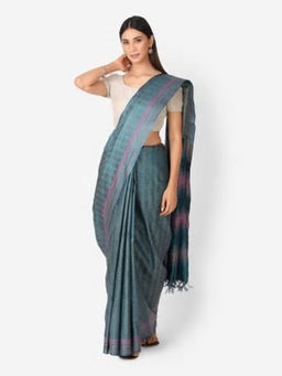 Fabindia - Tussar Cotton Woven Sari