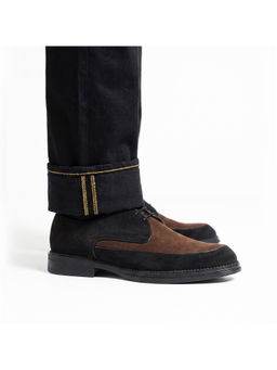 Monkstory - Atelier 1860 Dual Tone Derby Shoes - Brown and Black