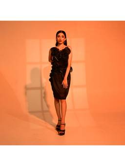 DAASH - Nocturne Bloom 3D Flower Dress