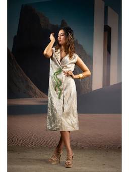 DAASH - Verdant Trace Wrap Dress