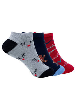 Mint & Oak - Combo for Women - Christmas Smiles Socks