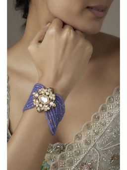 KARISA DESIGNS - Teej Blue Moissanite Bracelet