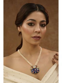 KARISA DESIGNS - Blue Peri Peacock Necklace