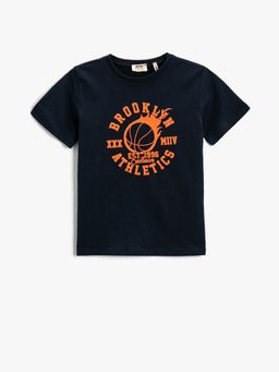 Koton - Boys Navy Blue T-shirt