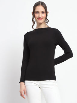Madame - Black Solid Top