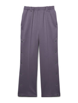 ASICS - Unisex Purple Side Snap Knit Pant