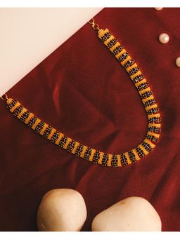 Label Ruby - Blue Gold Elegance Diamond Necklace