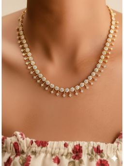 Label Ruby - White Wild Necklace with Stones