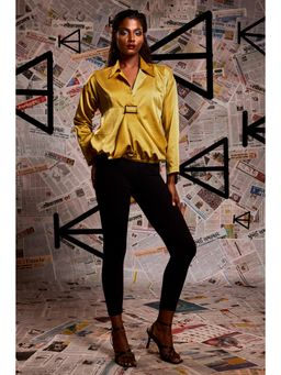 Echke - Collar Neck Ballon Top