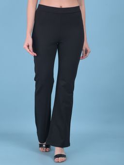 CRIMSOUNE CLUB - Womens Black Straight Treggings
