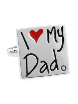 The Tie Hub - I Love My Dad Cufflinks