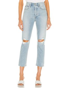 AGOLDE - Riley High Rise Straight Crop