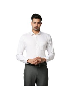 Raymond - Light Orange Printed Formal Shirt