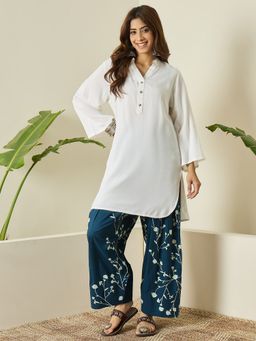 InWeave - White Kurti and Salwar