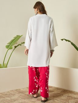 InWeave - White Kurti and Salwar