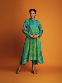 Krishna Mehta - Multi-Color Floral Full Sleeves Co-Ord (Set of 2)