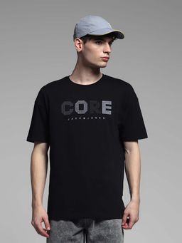 Jack & Jones - Men Black Embellished T-Shirt