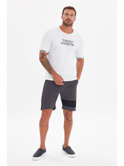 Trendyol - Man White T-Shirt