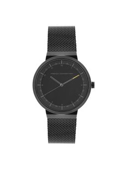 French Connection - Gunmetal Round Analog Casual Watch -FC156BM