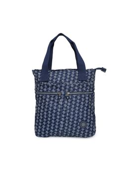 Baomi - CRINKLE Range Blue & White Color Soft Case Nylon Handbag