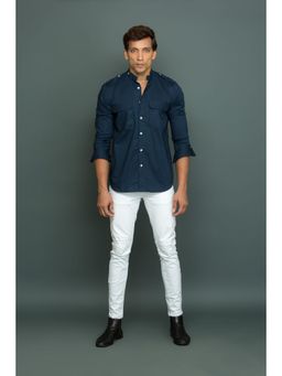 Echke - Blue Cotton Shirt