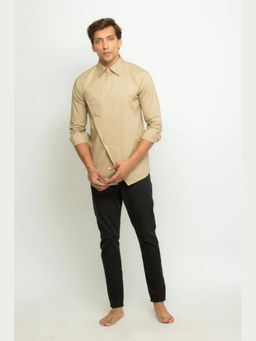 Echke - Khaki Cotton Shirt