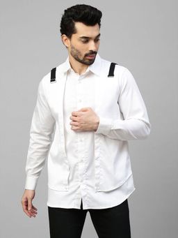 Echke - White Cotton Shirt