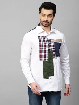 Echke - White Cotton Shirt