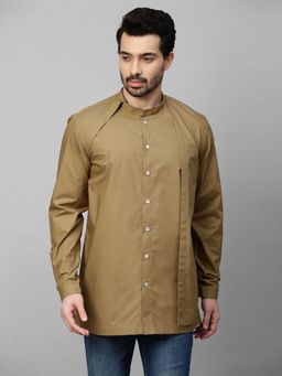 Echke - Khaki Cotton Shirt