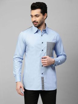 Echke - Blue Cotton Shirt