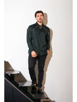 Echke - Green Polyester Shirt