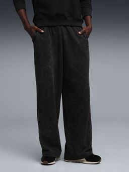 Puma - FUTURE ARCHIVE Black Oversized Knit Trackpant