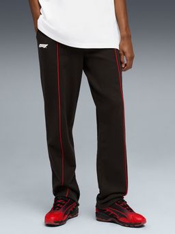 Puma - Formula 1 Men Black Relaxed Fit Cotton Trackpant