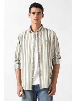 Van Heusen - Men Cream Shirt