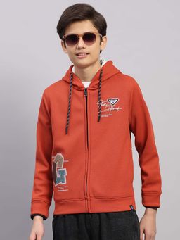 Monte Carlo - Boys Rust Typography Jacket