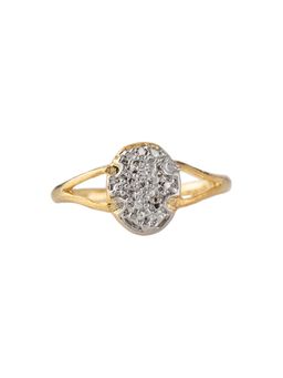E2O - Gold Plated Studded Ring