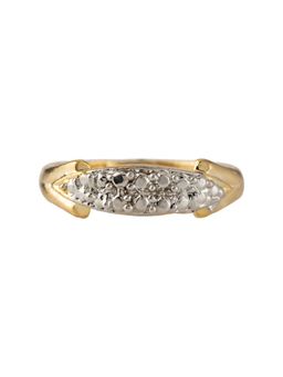 E2O - Gold Plated Studded Ring