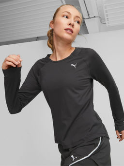 Puma - Run Cloudspun Womens Black T-Shirt