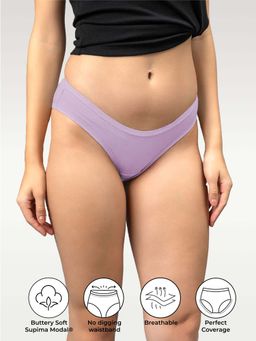 NeceSera - Cuddle Lilac Supima Modal Full Coverage Bikini Nessies