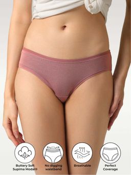 NeceSera - Full Coverage Bikini Soft Rose Supima Nessies (Pack of 5)