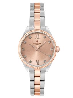 Carlton London - Women Harper Rose Gold Dial Analog Watch - CLBRTRSG (M)