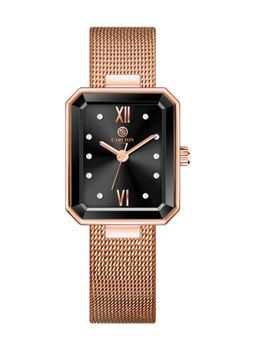 Carlton London - Women Brixton Black Dial Analog Watch - CLRGMBLK (M)