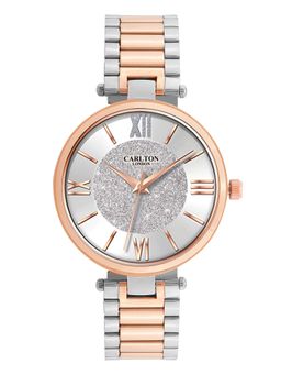 Carlton London - Women Sabrina Silver Dial Analog Watch - CLTTSRGS (M)