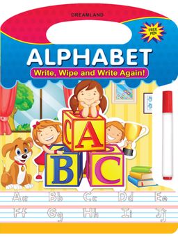 Dreamland - Write and Wipe Book - Alphabets Early Learning Book