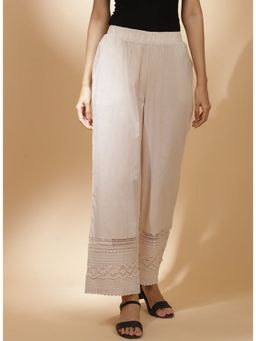 Lakshita - Gold Straight-fit Palazzo Pants