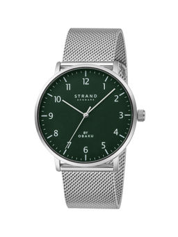 Strand by Obaku - Locklyn Emerald Green Dial Quartz Watch For Men (S725GXCEMC)